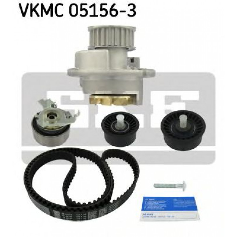 VKMC 05156-3 SKF - Насос охолоджуючої рідини + комплект зубчатого ремня